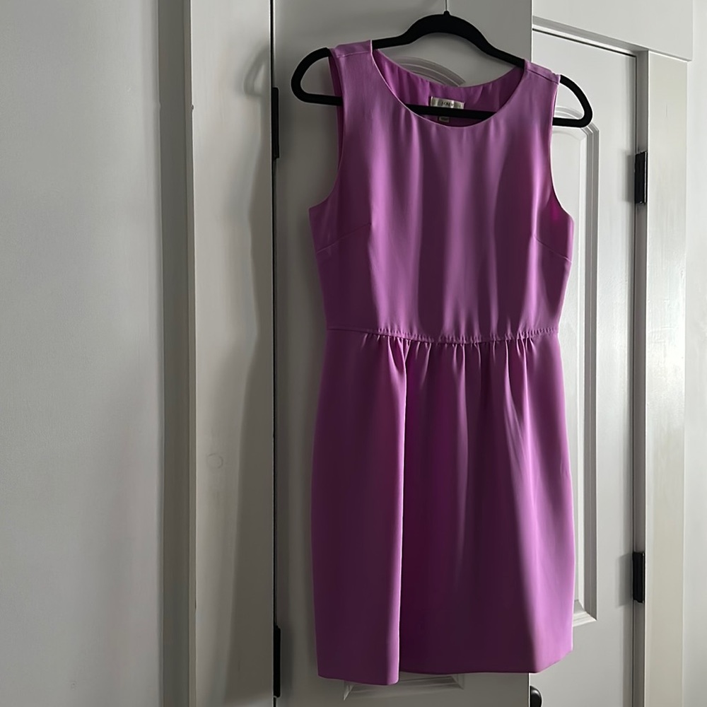 Jcrew vibrant purple shirt dress